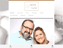 Tablet Screenshot of dentalkunst.at